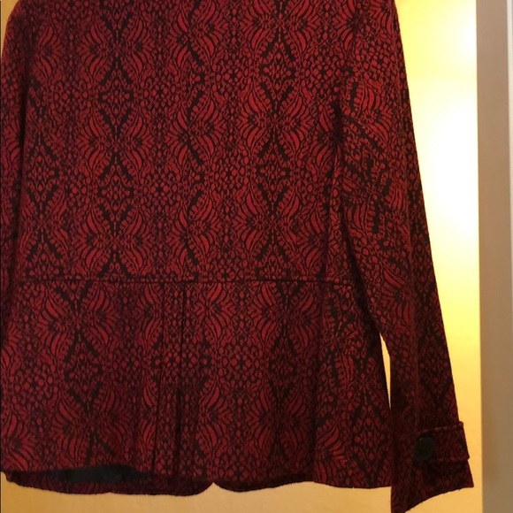 Coldwater Creek Blazer Sz 16 mandarin collar - Picture 3 of 4